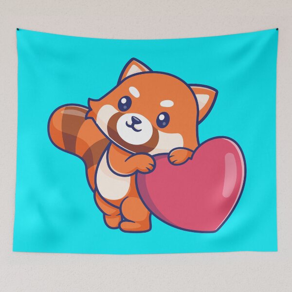 Item preview, Love in the Paws of a Cute Red Panda designed and sold by hjian8219.