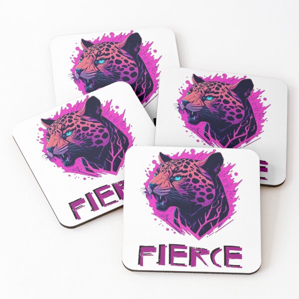 Item preview, Fierce Leopard,  designed and sold by LonelyM00n.