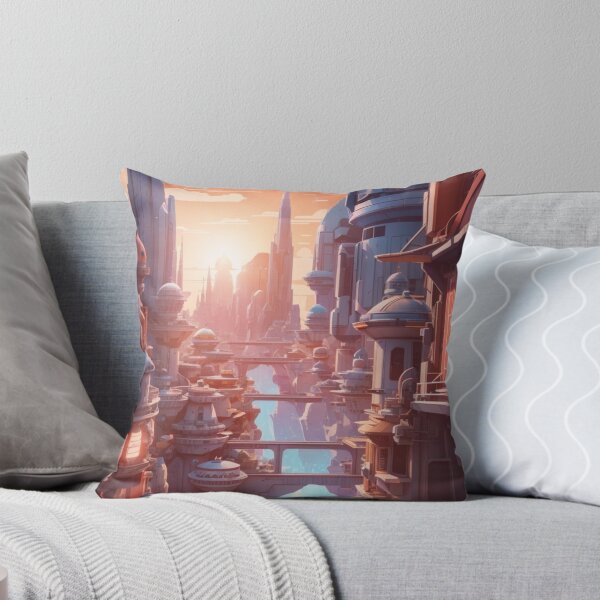 Item preview, Sci-fi City Sunset  designed and sold by Reecethebeast.