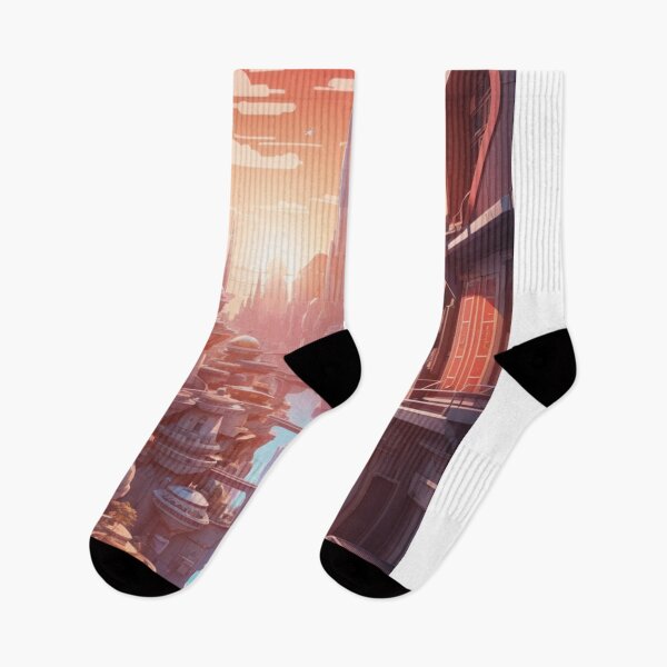 Item preview, Sci-fi City Sunset  designed and sold by Reecethebeast.