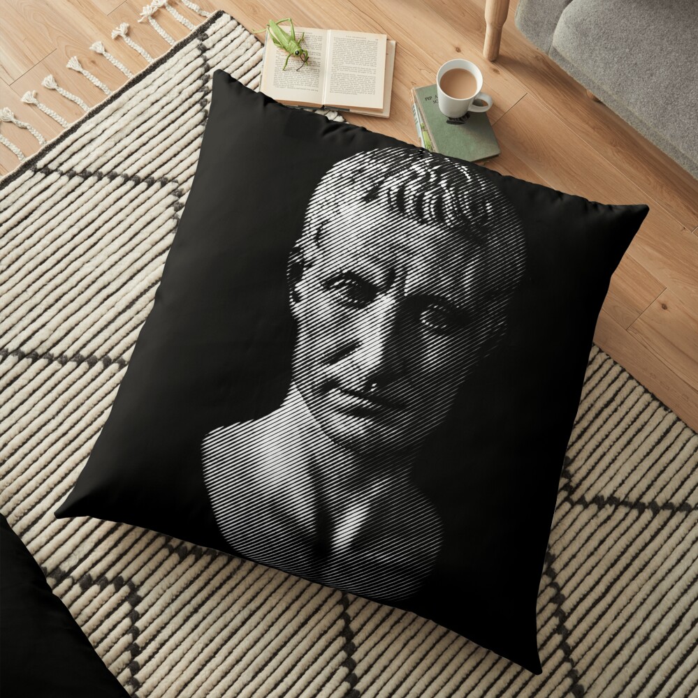 Gaius Julius Caesar Floor Pillow