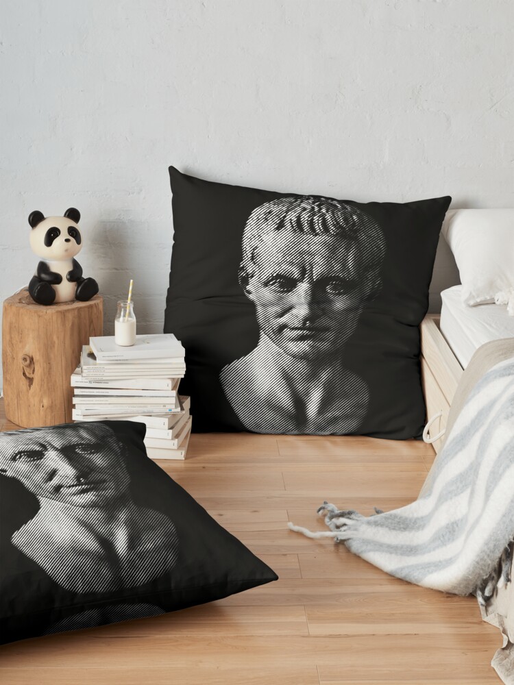 Alternate view of Gaius Julius Caesar Floor Pillow