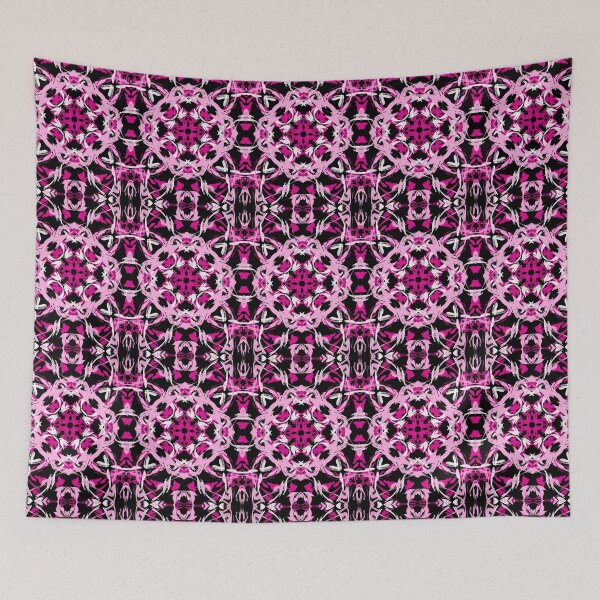 Item preview, Fuchsia Abstract Mandala designed and sold by Hypernova Designs.