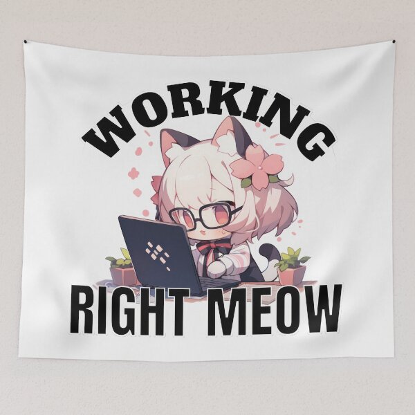 Item preview, Working Right Meeow designed and sold by duke818.