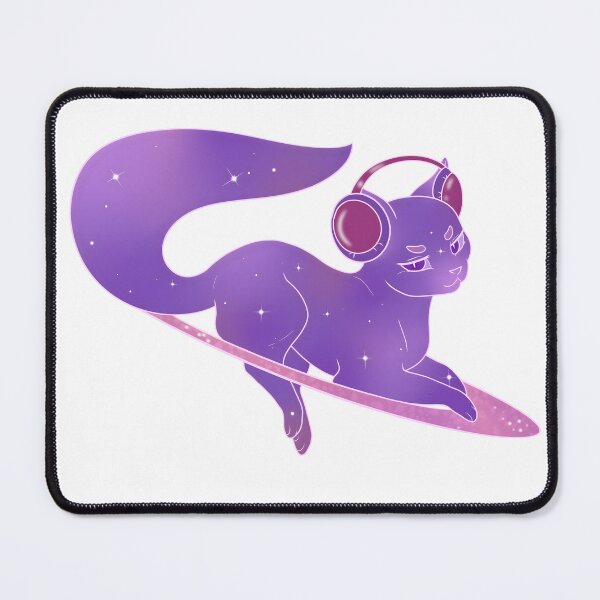 Item preview, Stellar Purr - Saturn Cat listening to music designed and sold by Michał Gralak.
