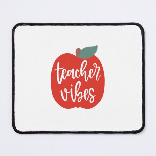 Item preview, Teacher Vibes Apple Design designed and sold by Cowgirl Calligraphy.