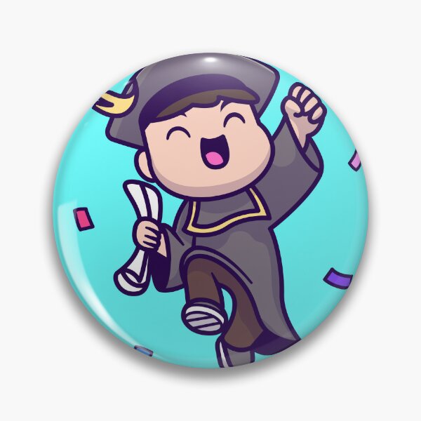 Item preview, Congratulations Graduate! - Cute Man Graduation Cartoon designed and sold by hjian8219.