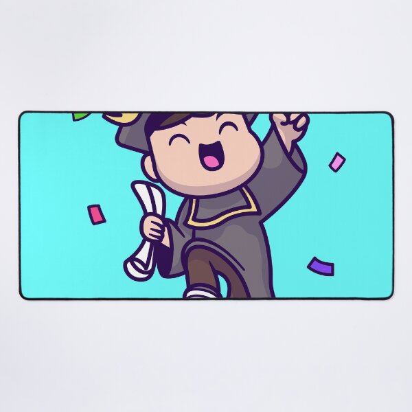 Item preview, Congratulations Graduate! - Cute Man Graduation Cartoon designed and sold by hjian8219.