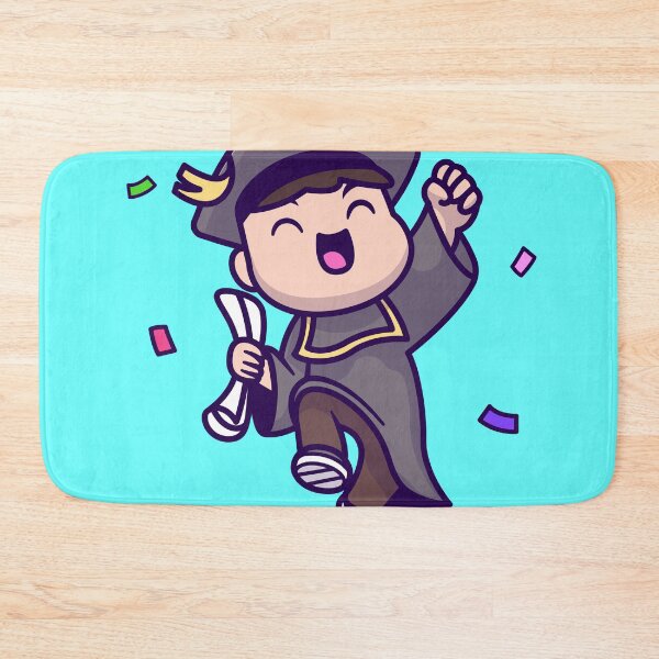 Item preview, Congratulations Graduate! - Cute Man Graduation Cartoon designed and sold by hjian8219.