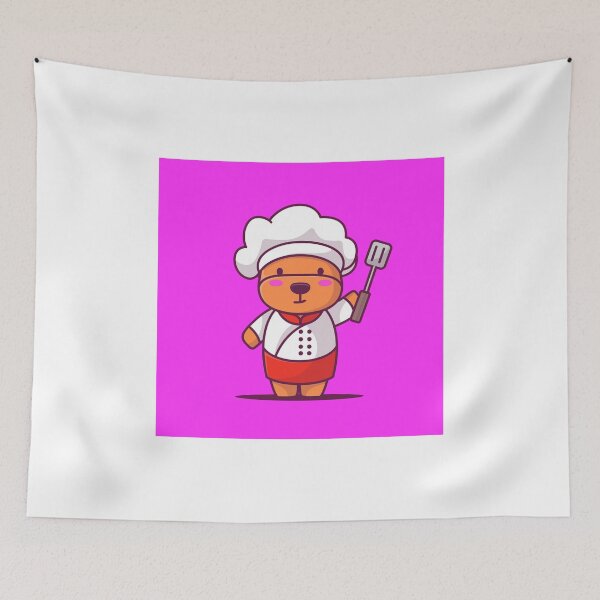 Item preview, Cute Chef Puppy - Adorable Vector Illustration designed and sold by hjian8219.