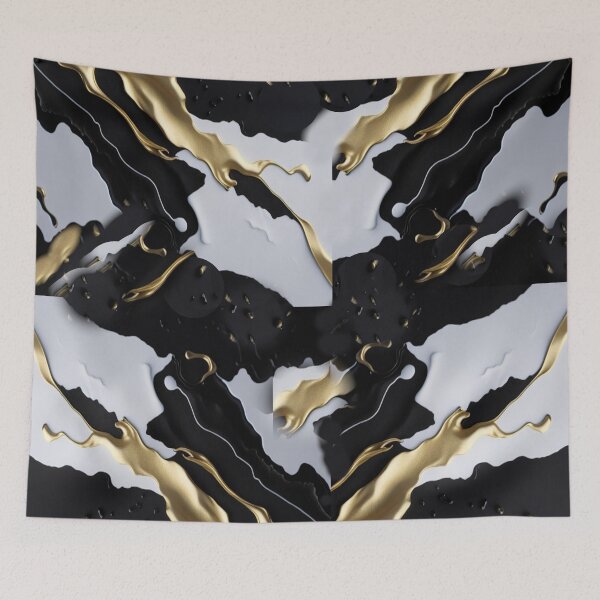 Item preview, marble black and white.Agate Gold Glitter designed and sold by SuraSu.