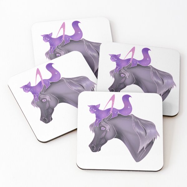 Item preview, Stellar Purr - Saturn Cat and Horse designed and sold by Michał Gralak.