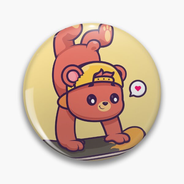 Item preview, Cute Bear Skateboarding - Adorable designed and sold by hjian8219.