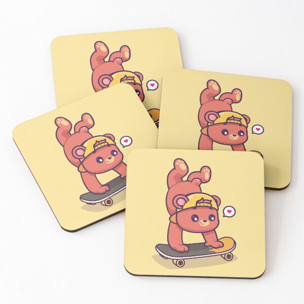 Item preview, Cute Bear Skateboarding - Adorable designed and sold by hjian8219.