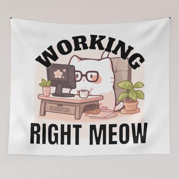 Item preview, Working Right Meeow designed and sold by duke818.