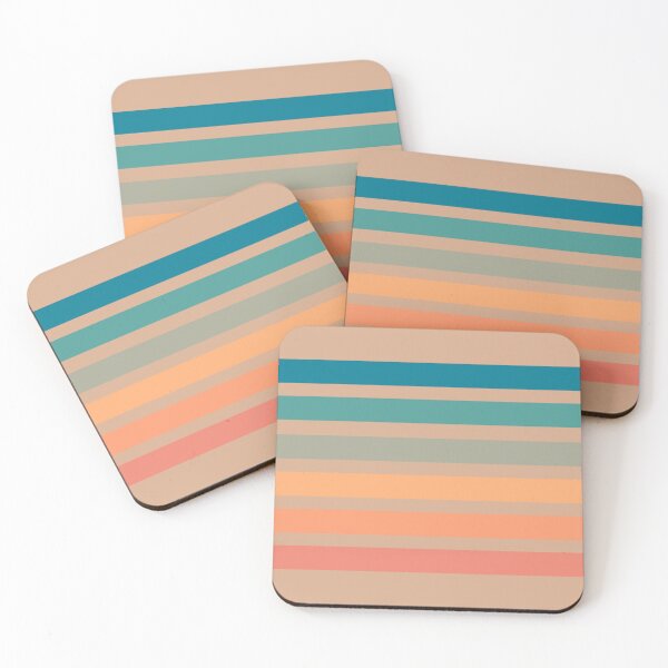 Item preview, Retro Surfer Stripes Multi-colored Nautical Costal Beach designed and sold by BlueMoonBarn.