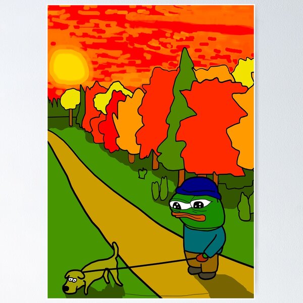 Item preview, Apu Walking Dog Pepe designed and sold by Slav-Art.