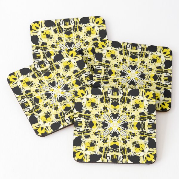 Item preview, Yellow Abstract Mandala designed and sold by Hypernova Designs.