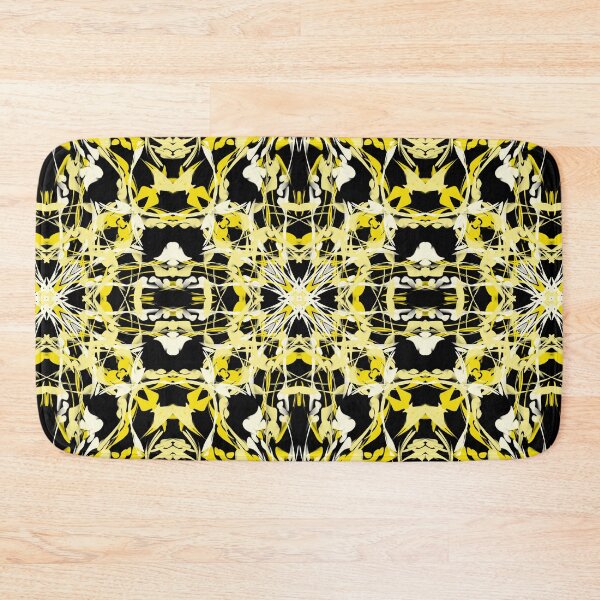 Item preview, Yellow Abstract Mandala designed and sold by Hypernova Designs.