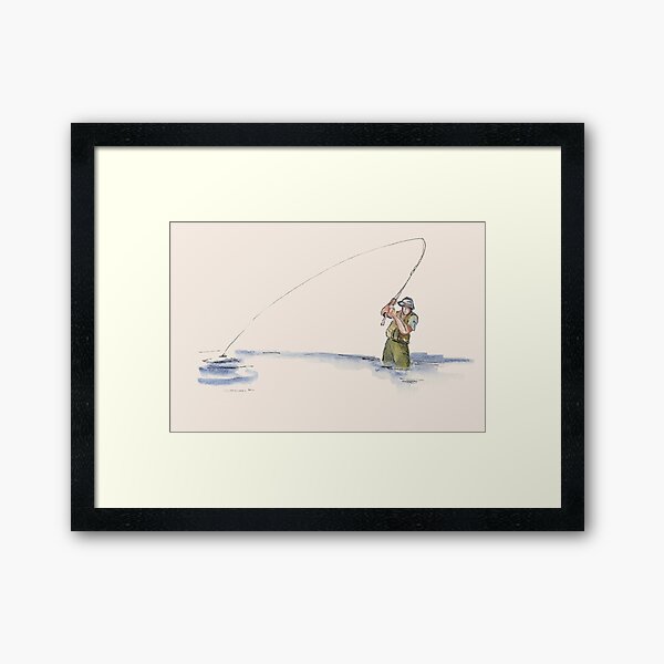 Flyfisherman Framed Art Print