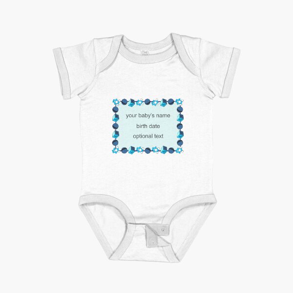 Item preview, Customizable New Baby Boy Information designed and sold by xorbah.