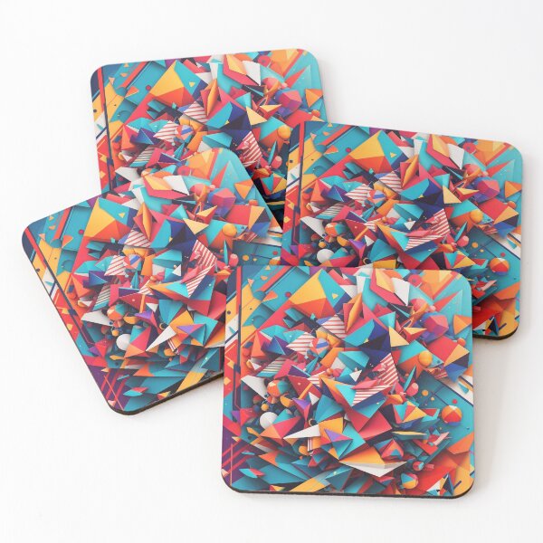 Item preview, #2 Exploring Symmetry and Color Combinations in Geometric Patterns Design designed and sold by CyberCollective.