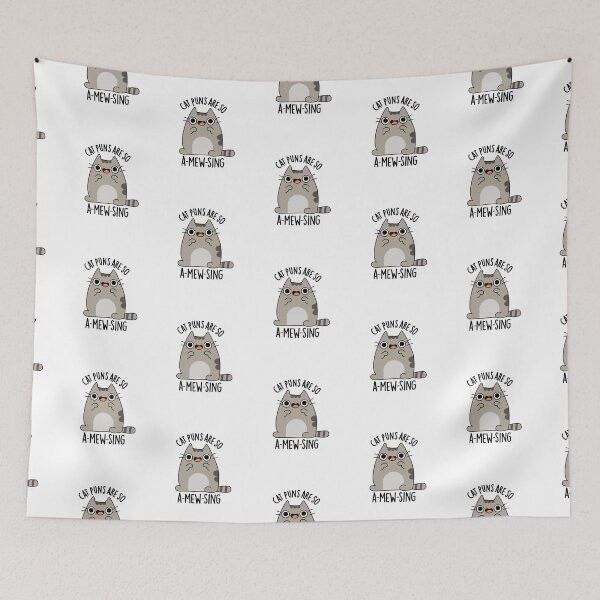 Item preview, Cat Puns Are So A-mew-sing Funny Animal Puns  designed and sold by punnybone.