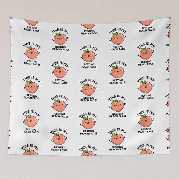 Item preview, This Is My Resting Peace Face Funny Fruit Puns  designed and sold by punnybone.