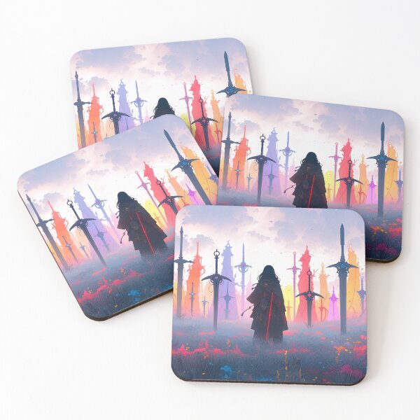 Item preview, Anime Warrior in a Field of Swords designed and sold by bubblegoth.