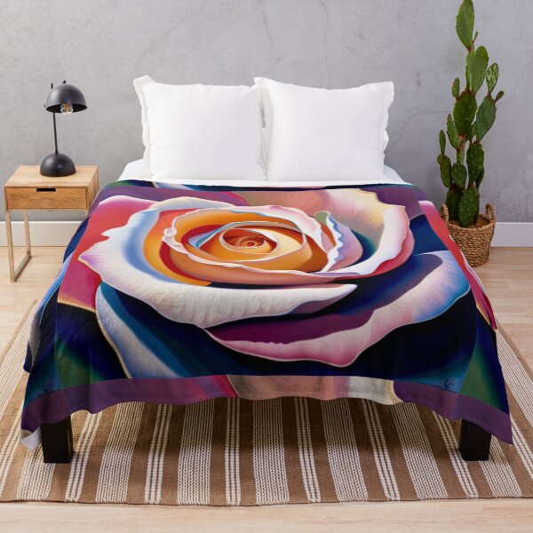 Item preview, Subtle Rainbow Color Washed Rose designed and sold by EvergladeStudio.
