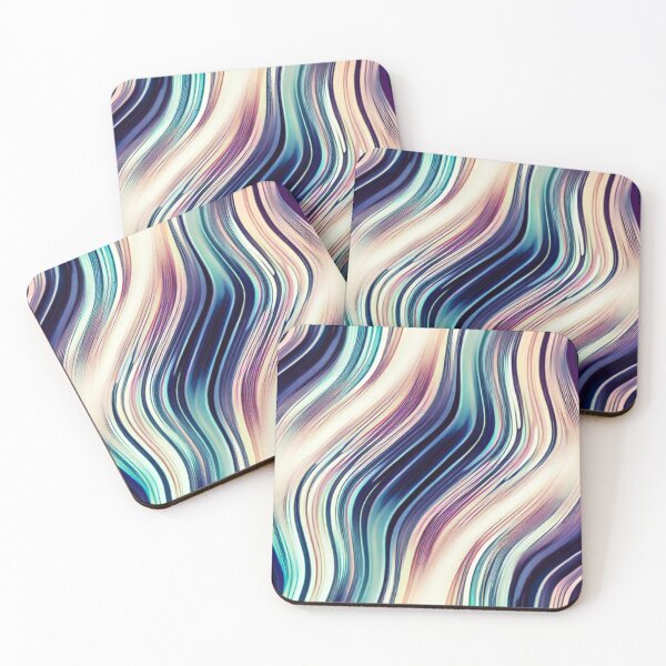 Item preview, Metallic stripes, waves design designed and sold by karinasalwaszka.
