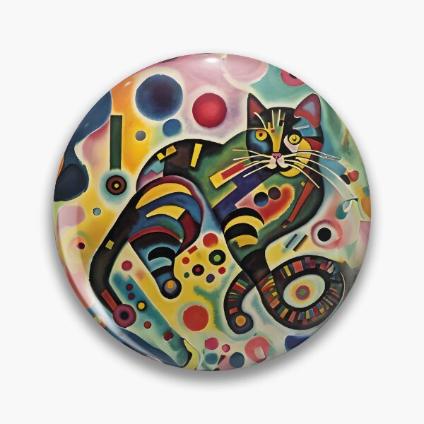 Item preview, The Abstract Rainbow Cat designed and sold by ArthurVandelay.