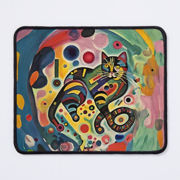Item preview, The Abstract Rainbow Cat designed and sold by ArthurVandelay.