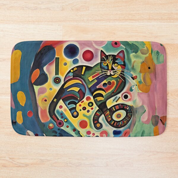 Item preview, The Abstract Rainbow Cat designed and sold by ArthurVandelay.