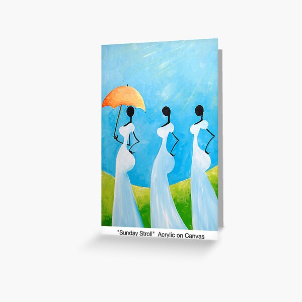 Sunday Stroll Greeting Card