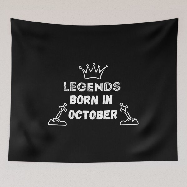 Item preview, Legends are born in October | Birthday | best month designed and sold by General-Corner.