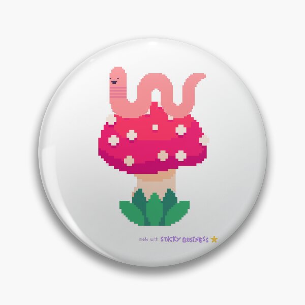 Item preview, Worm onna Shoom Sticker designed and sold by StickyFroggo.