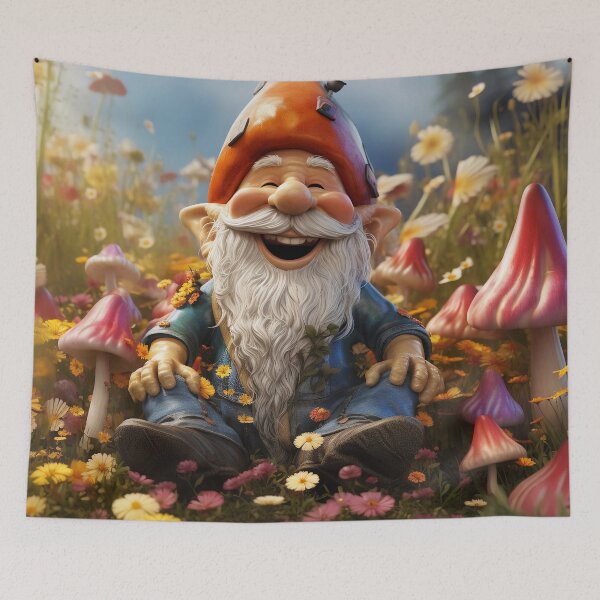 Item preview, Jolly Gnome & Mushrooms designed and sold by Psychedelic-Sap.