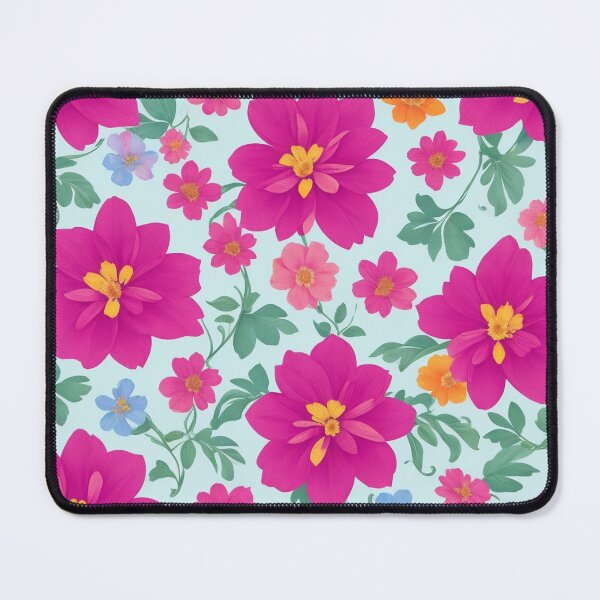 Item preview, Pink flowers pattern designed and sold by ElderWisdom.