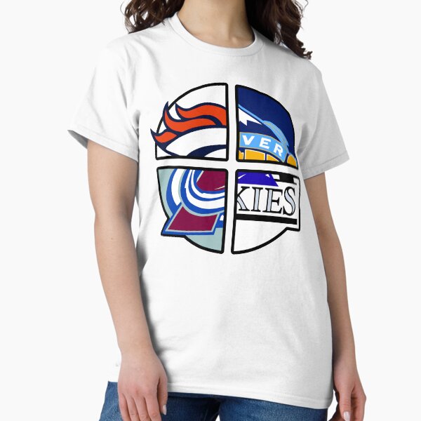 Vista previa del artículo con la obra «Equipos de Denver - Aficionados de Colorado», diseñado y vendido por OldSkoolMedia.