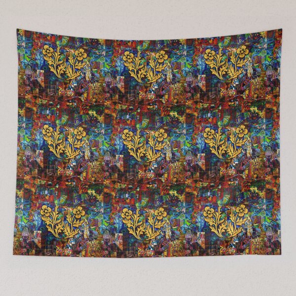 Item preview, Techno Abstract Flower Garden designed and sold by Delights.