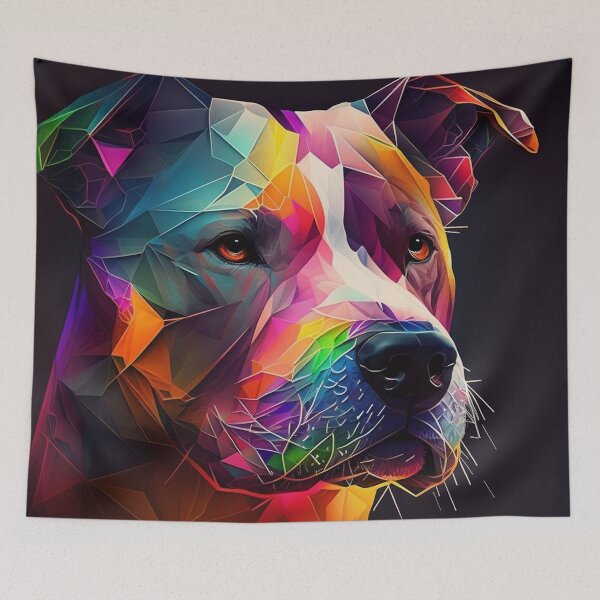 Item preview, Geometric Pittie designed and sold by Pittie Dog Club.