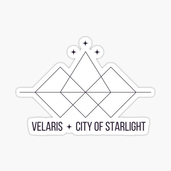 Item preview, Velaris City of Starlight Minimalist ACOTAR designed and sold by kpospichel.
