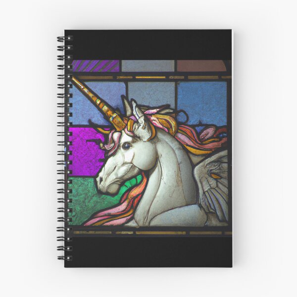 Item preview, Stained Glass Unicorn - Version 2 designed and sold by AtlantisApparel.