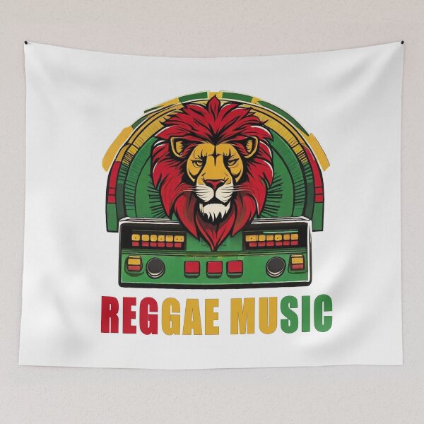 Item preview, Reggae Music Lion designed and sold by reggaeartgifts.