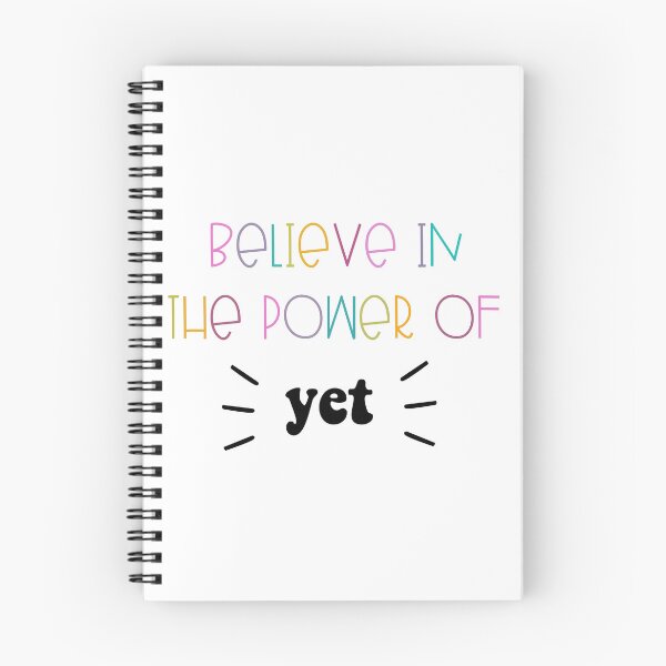 Item preview, Believe in the Power of Yet designed and sold by Ashley Polkabla.