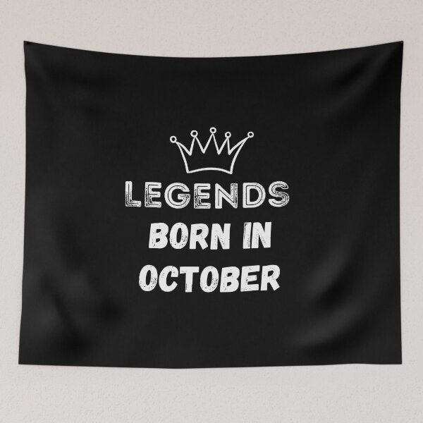 Item preview, Legends are born in October | Birthday | best month v2 designed and sold by General-Corner.