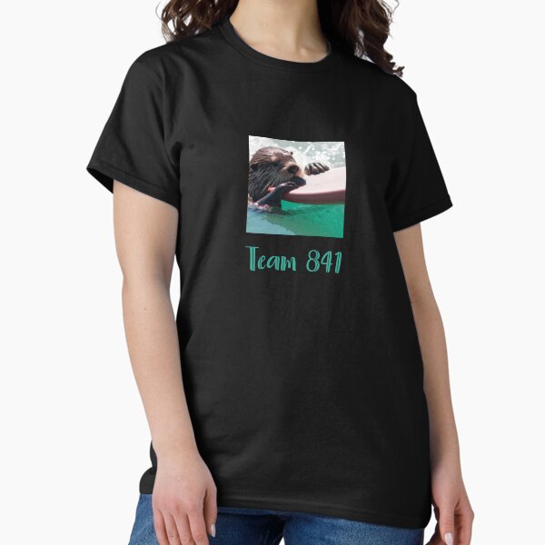 Item preview, Surfing otter, team 841: donating 100% of the profit to ocean conservation organizations  designed and sold by seekingclarity.