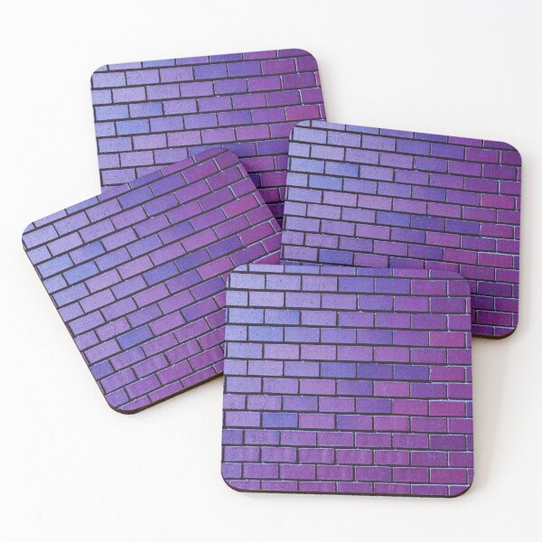 Item preview, Abstract Purple and Blue Brick Pattern designed and sold by calibrit.