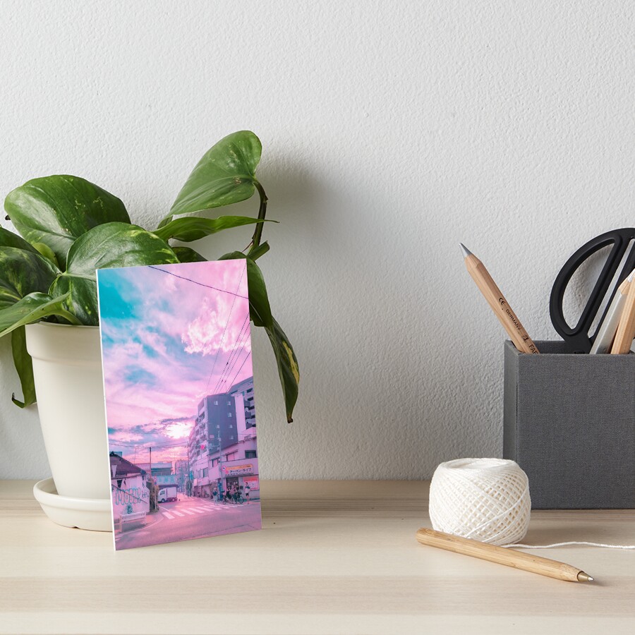 Japan Vaporwave Aesthetic Sky